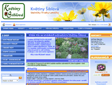 Tablet Screenshot of kvetiny-siblova.cz